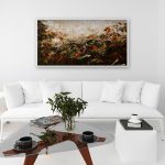 Original Oil Painting on stretched Canvas Size: 200×100 cm