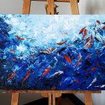 Original Oil painting on stretched canvas Size : 65 × 50 cm