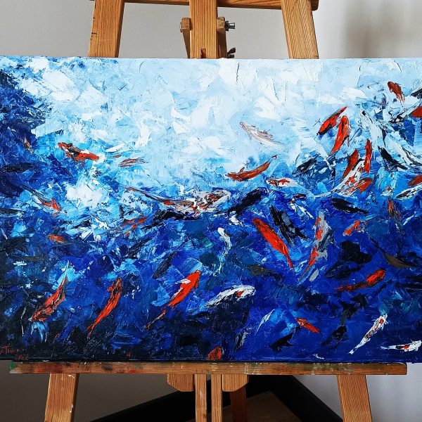 Original Oil painting on stretched canvas Size : 65 × 50 cm