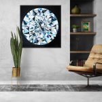 Original Oil Painting on stretched Canvas Size 40×40 cm